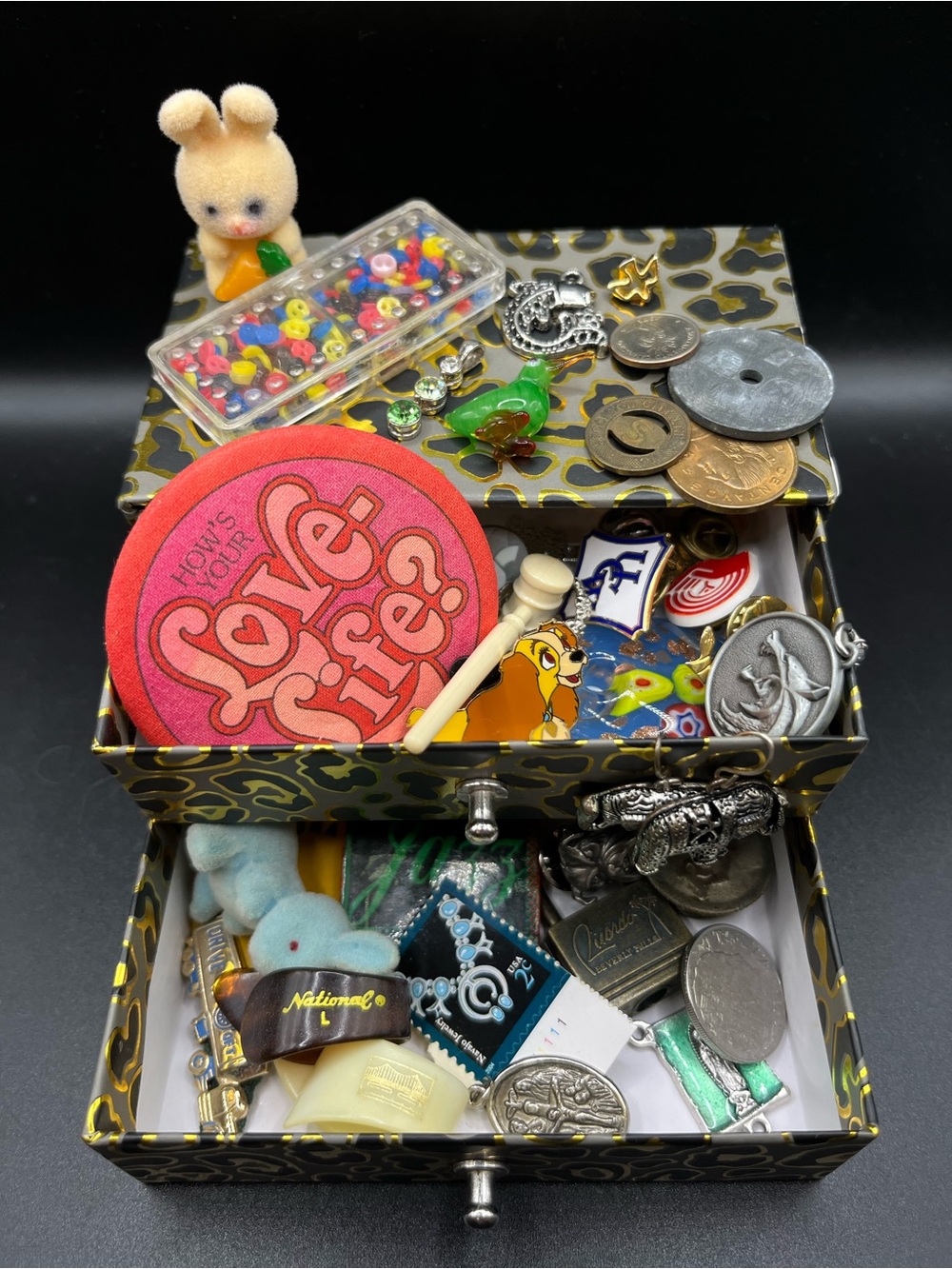 Vintage to now mini junk drawer lot teensiest buttons